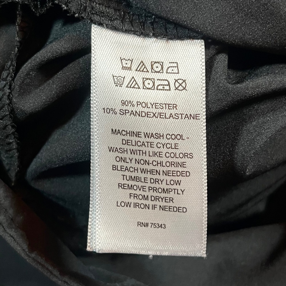 Tommy Bahama Golf Pants Womens M Black Stretch Ankle Zip Quiet Luxury Travel - Picture 9 of 12